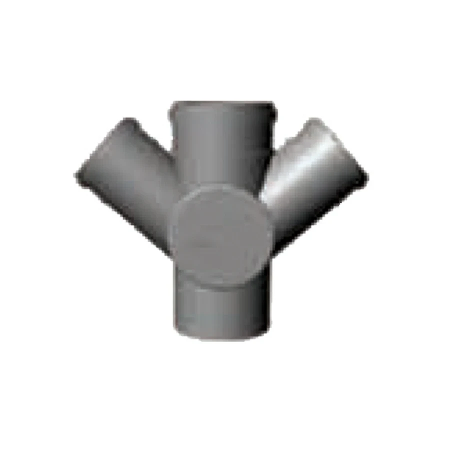 ITPF uPVC Double Y Branches with Door | 45-Degree Symmetrical Access Fittings | 75mm & 110mm Commercial Grade | Chemical Resistant & UV-Stabilized Solvent Weld Connectors for Serviceable Drainage