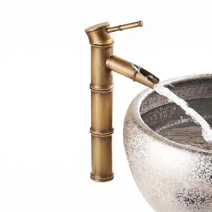 Toyo Antique Brass Designer Faucet for Luxury Washbasins & Vanities | TOYO-10117