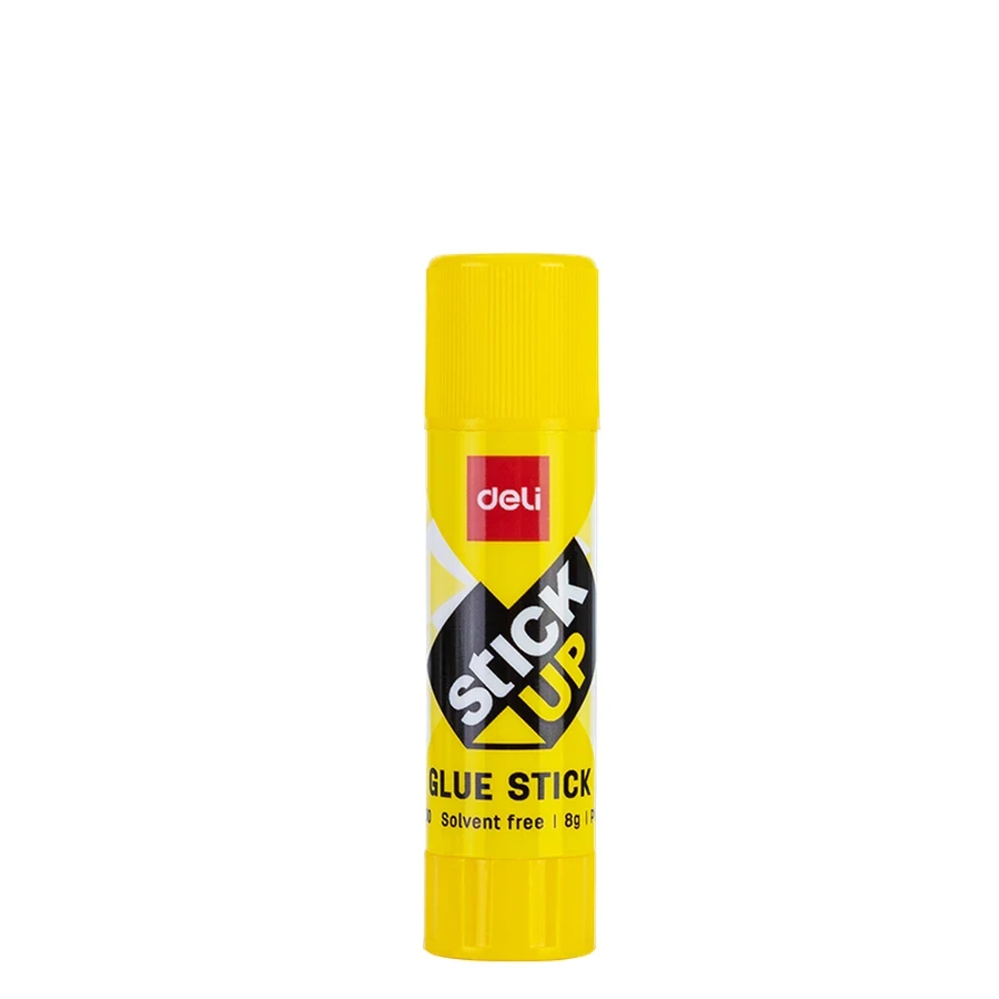Deli Glue Stick - 8 Grams EA20010, Portable White Solid Adhesive for School and Craft Projects