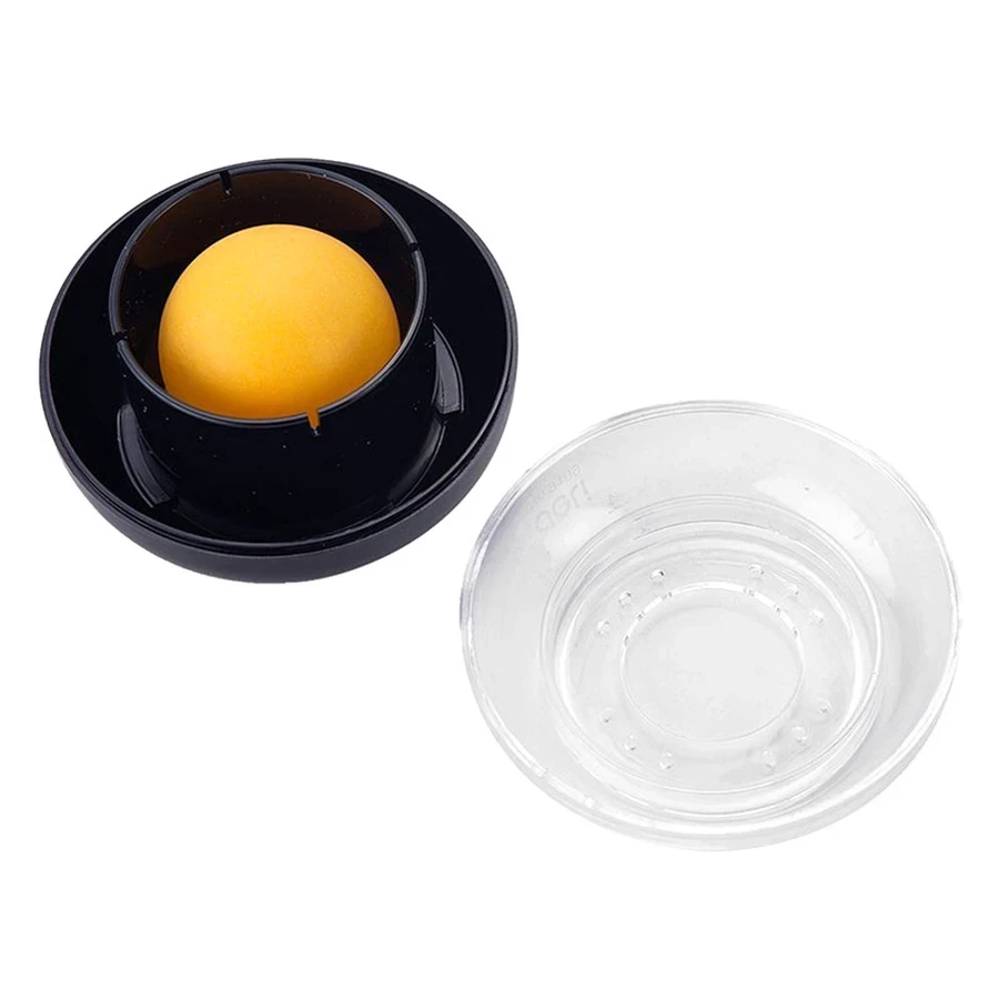 Deli Fingertip Roller Moistener E9109 - Scrollable Ball Design, Transparent Tube, High-Quality GPPS (90x35mm, Assorted Colors)