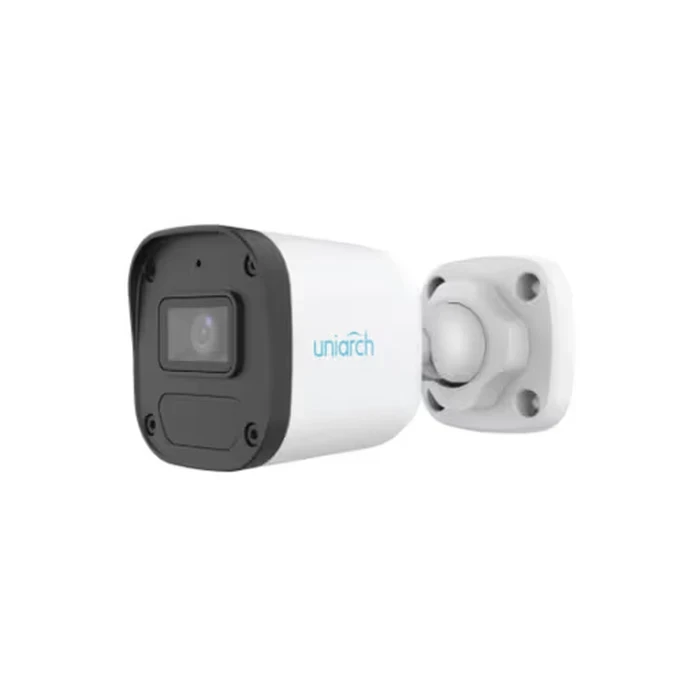 Uniarch 2MP Mini Fixed Bullet IP Network Camera with PoE, IP67 Weatherproofing, 30m Smart IR Night Vision & Built-In Mic | Model No. IPC-B132-APF40-ECO