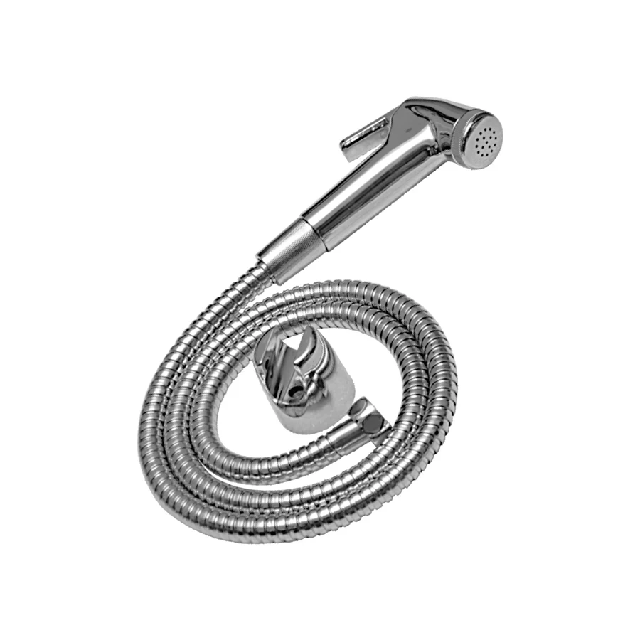 TOYO 8501 Health Faucet Full Set - ABS Head with Brass Fitting, 1.2 M SS Shower Tube, Chrome Finish