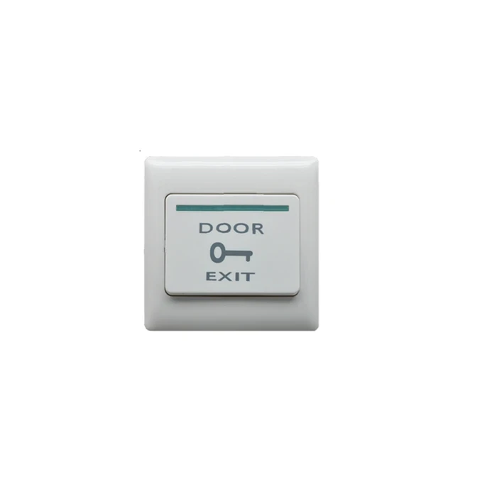 UNV OEP-GP2 Plastic Exit Button | 86x86mm Standard Square Casing | Uniview Premium White Push-to-Exit Release Switch for Access Control Systems
