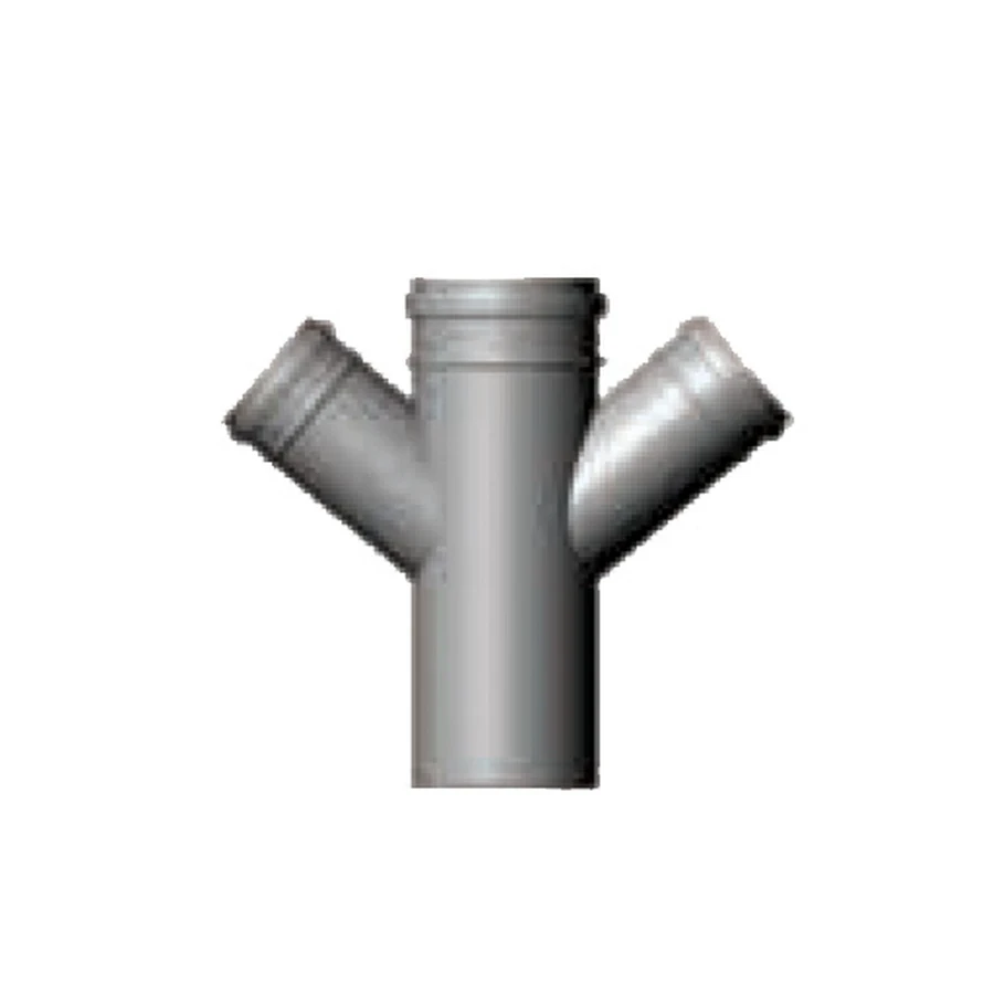 ITPF uPVC Double Y Branches | 45-Degree Five-Way Symmetrical Fittings | 75mm & 110mm Commercial Grade | Chemical Resistant & UV-Stabilized Solvent Weld Connectors for High-Capacity Drainage