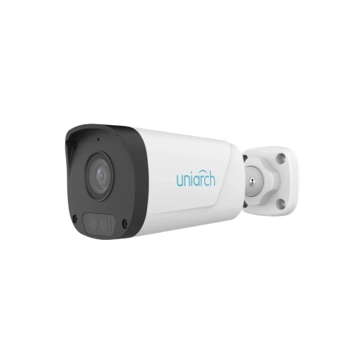 Uniarch 4MP Fixed Dual Light Bullet IP Camera in Big Housing with 30m Smart IR, Human Body Detection 2.0, PoE & Built-In Mic | Model No. IPC-B234-AF40-DL-ECO