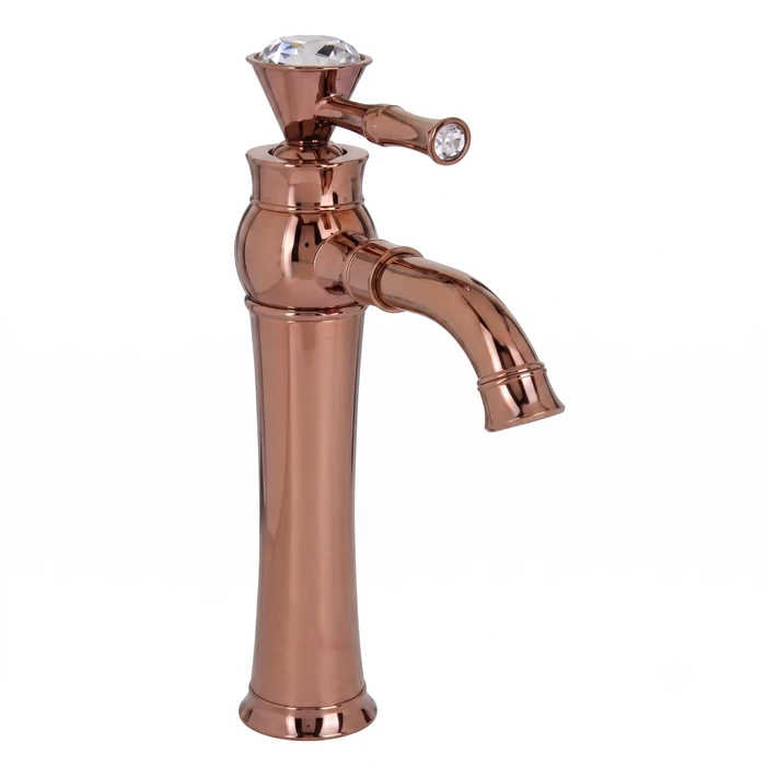 Toyo Rose Gold Designer Faucet for Luxury Washbasins & Vanities | TOYO-10137