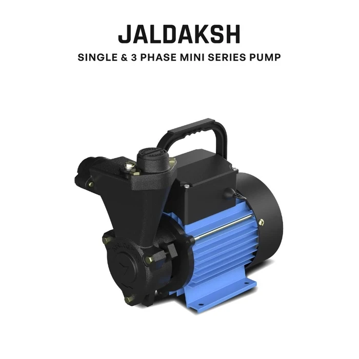 Kirloskar Jaldaksh Ultra Mini Single-Phase Monoblock Water Pump | 40m High-Head & 3000 LPH Flow with Brass Impeller & Lightweight Aluminium Body
