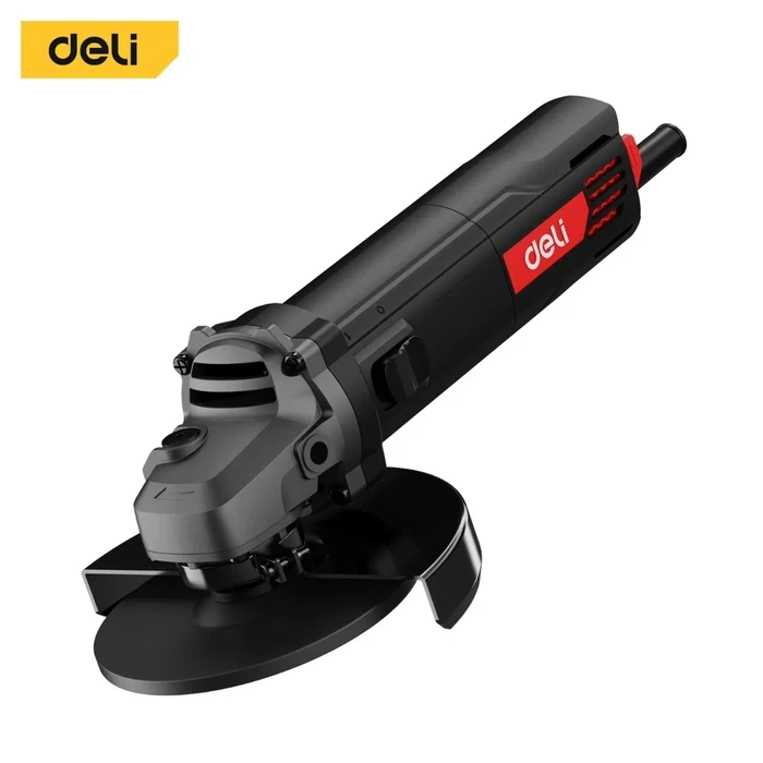 Deli Tools EDE-JM125-1E 1150W Heavy Duty 125mm Angle Grinder | 12000 RPM Industrial Ultra Motor with Machined Steel Gears & Triple Guard M14 Spindle