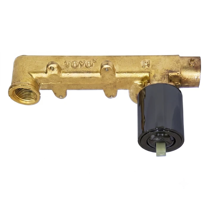 Toyo Matte Black Concealed In-Wall Body for Single Lever Basin Mixers with Ball-Type Cartridge Sleeve | TOYO-51072