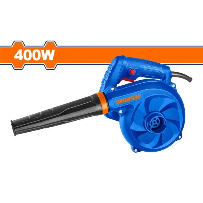 Wadfow 400W Electric Handheld Aspirator Blower Machine | 14000RPM Velocity 3.0m³/min Air Flow Dust Cleaner with Blowing Pipe | WAB15401