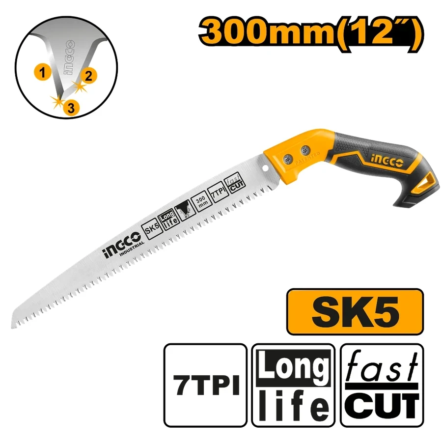 Professional Pruning Saw | HPS3008 | 12" High-Carbon SK5 Series