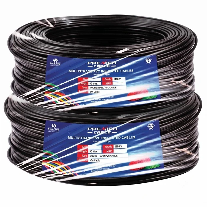 Premier Wires 1100V Professional Multi Strand Flexible Copper Electrical Cable | 1.0 to 16.0 SQ. MM. House & Panel Wiring Cable | Red, Yellow, Blue & Black