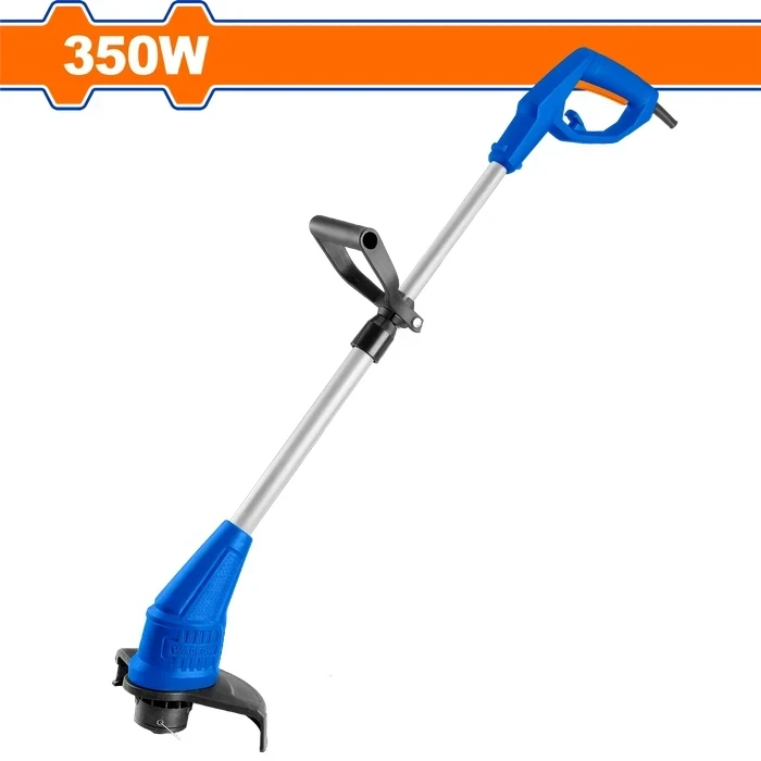Wadfow 350W Professional Electric Grass Trimmer | 250mm Cutting Diameter Corded Weed Eater with Telescoping Shaft, 12000/min Max Speed & 1.2mm Line Spool | WXM3502