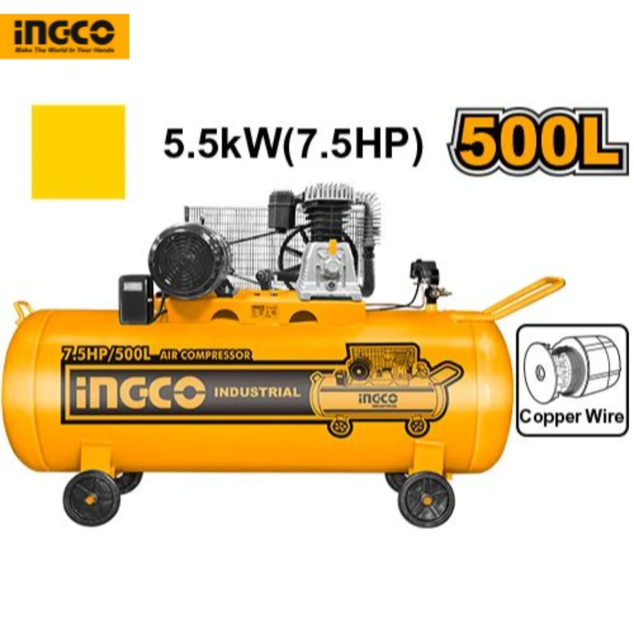 Industrial 500L Air Compressor | AC755001 | 7.5HP Three-Phase Master System