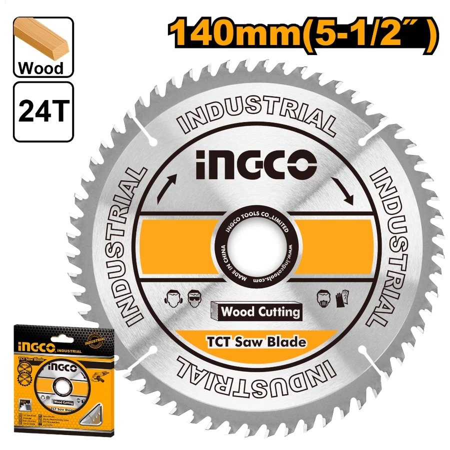 TCT Saw Blade for Wood | TSB114041 | 140mm (5-1/2") Cordless Series