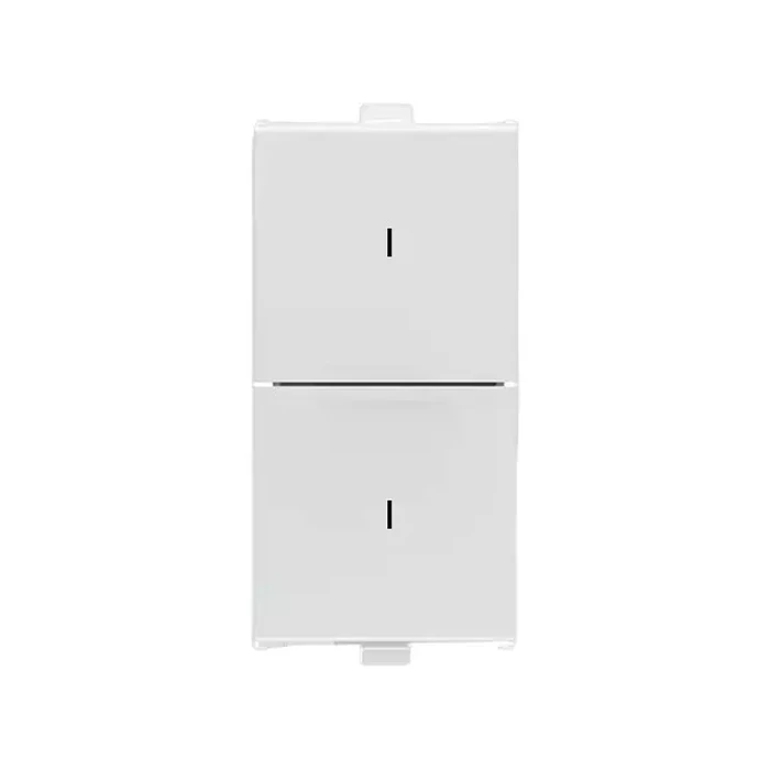 Anchor Penta Modular 6A 2-Way Flat Switch | Model 65142 | Dual-Location Control Logic | 1M Space Optimization