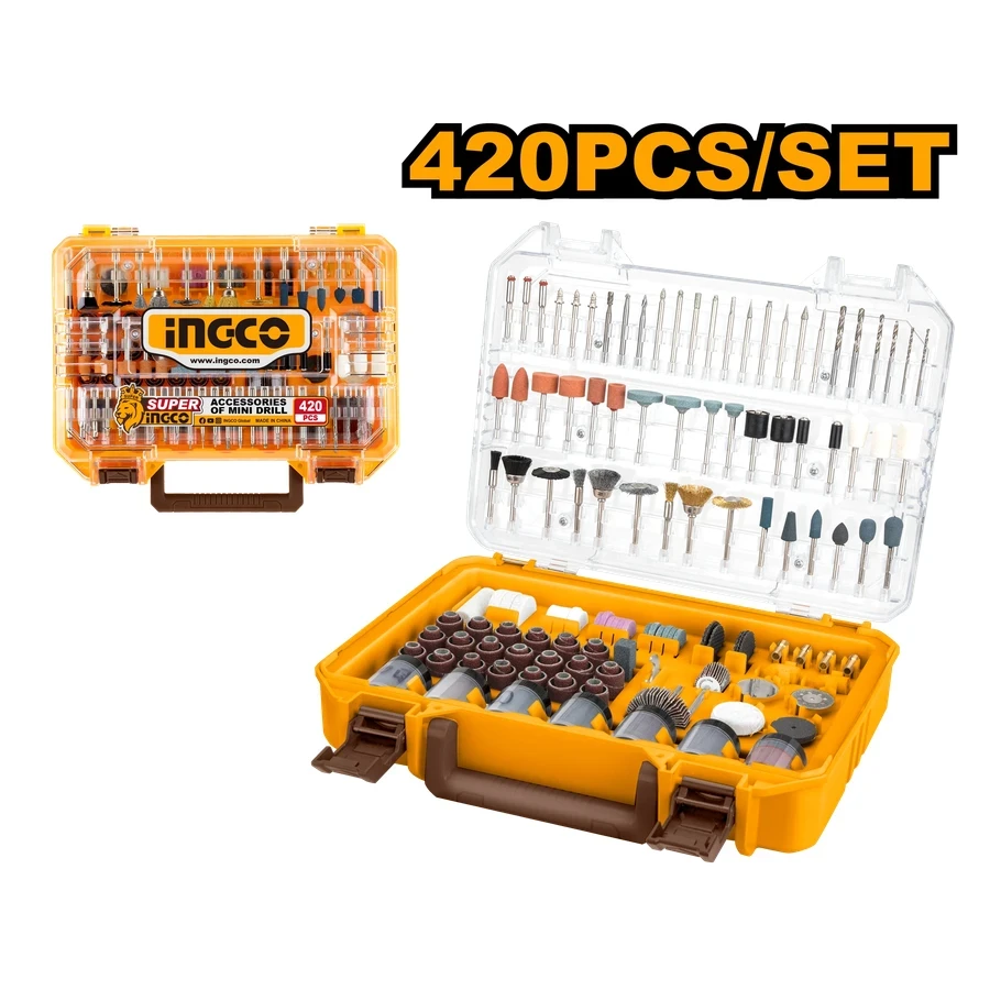 420 Pcs Mini Drill Accessory Set | AKMG4208 | Professional Rotary Tool Kit