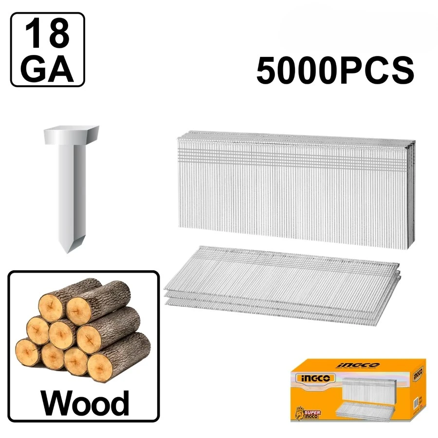 Industrial-Grade 18-Gauge Brad Nails | 20mm to 50mm