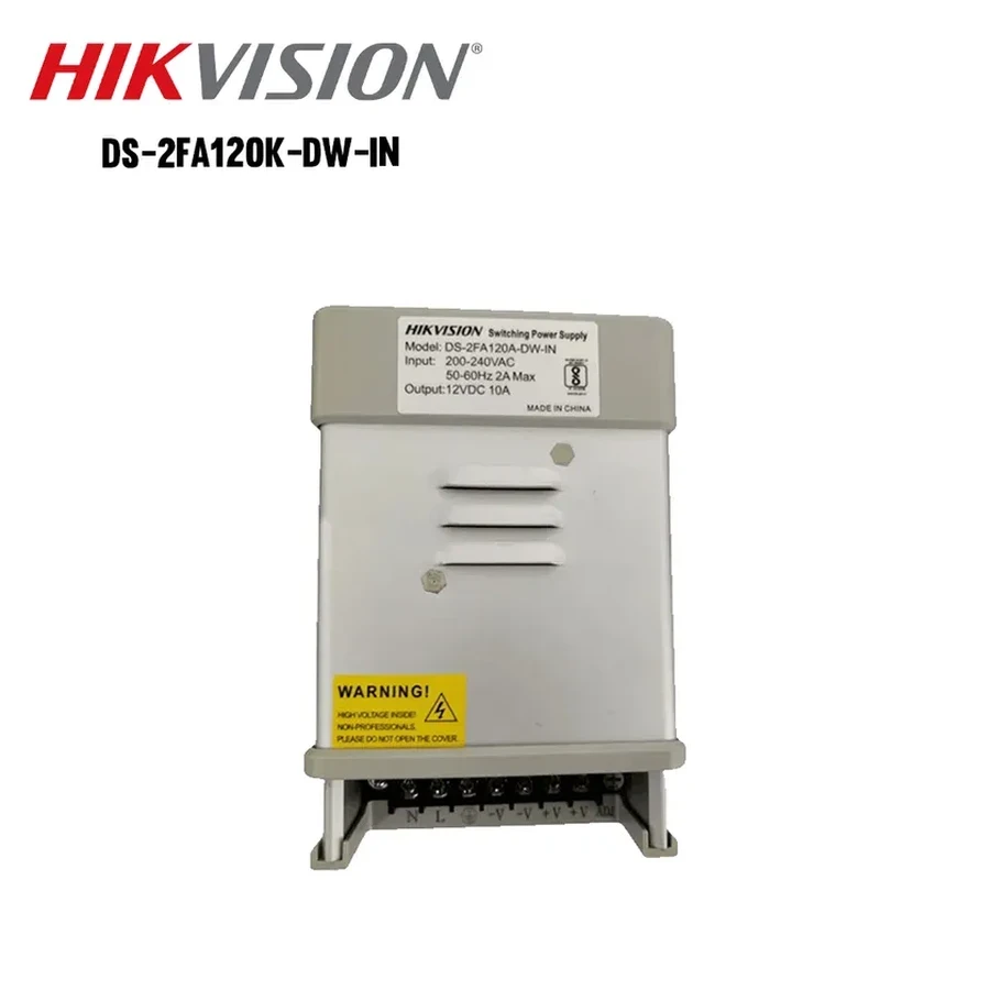Hikvision DS-2FA120K-DW-IN 12V 20A 240W SMPS Power Supply | BIS Approved | Inbuilt Cooling Fan | Surge Protection | Wall Mountable