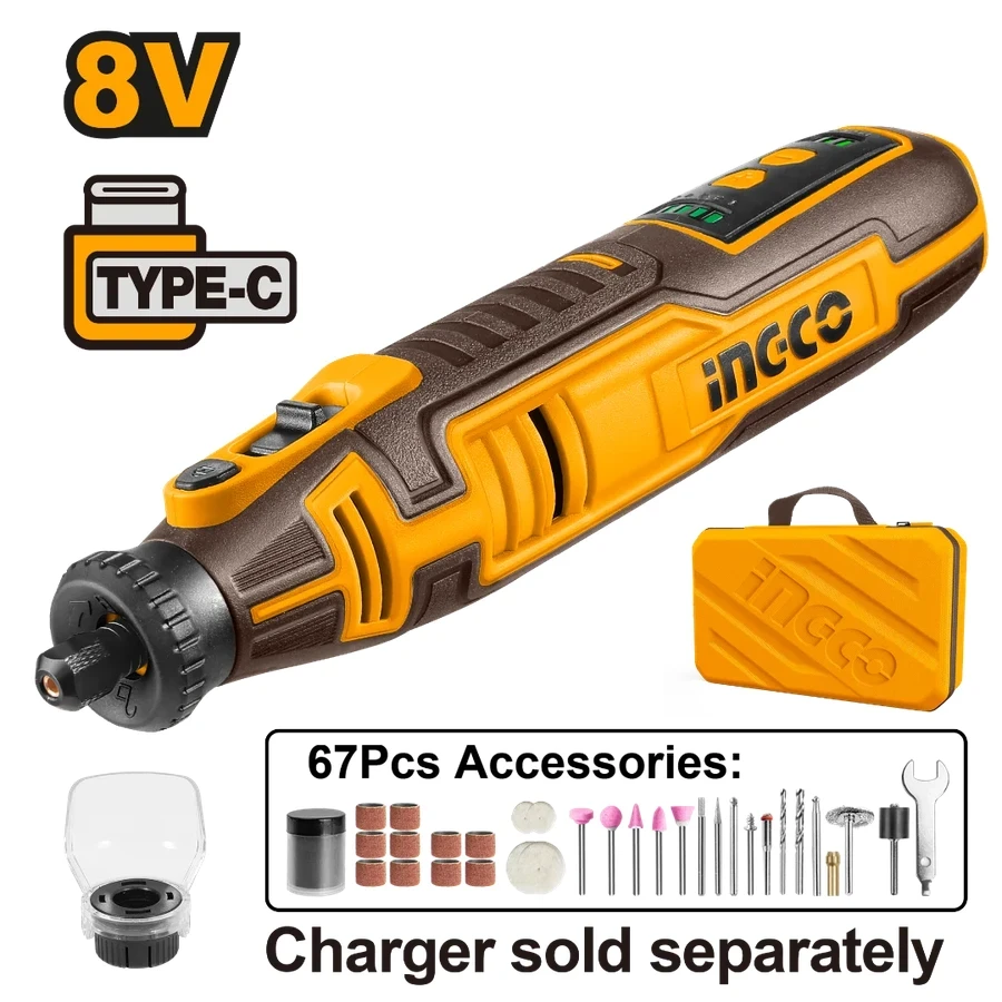 Cordless Mini Grinder | CMGLI0801 | 8V | Precision Rotary Tool System