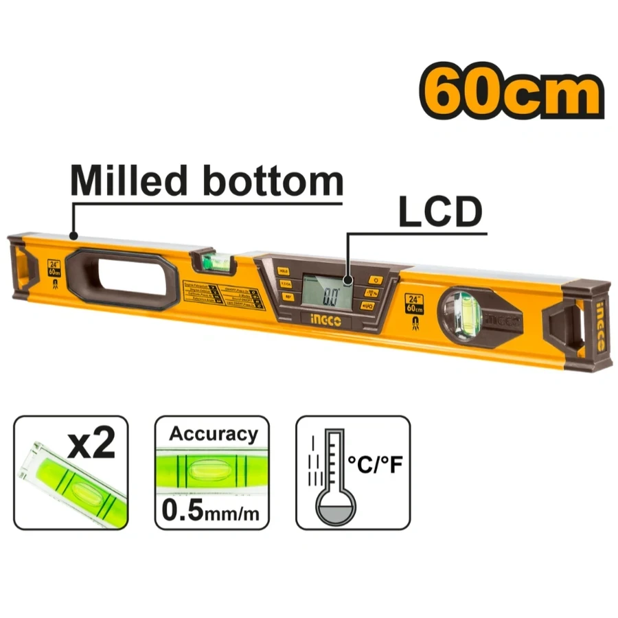 Professional Digital Level | HSL08060D | 60cm Precision Series