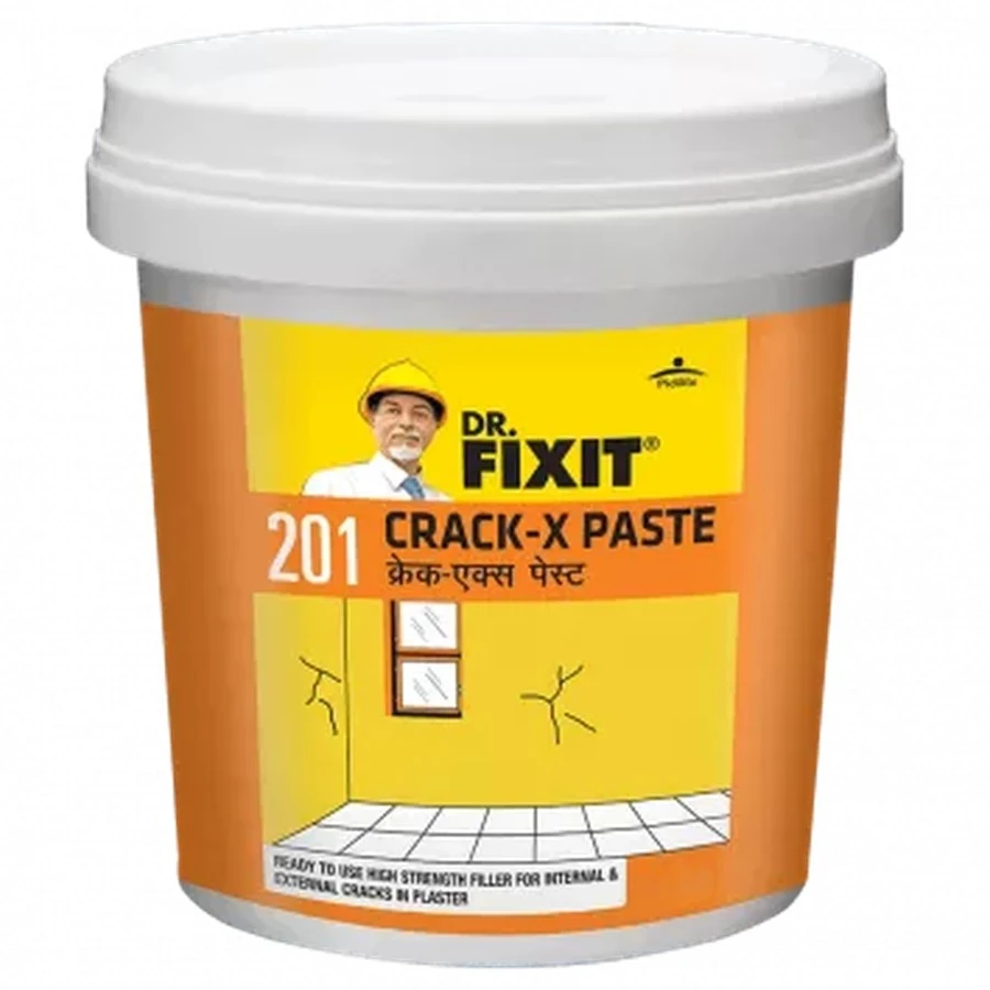 Dr. Fixit Crack-X Paste Acrylic Crack Filler | For Internal & External Plaster | Non-Shrink & Flexible Repair Logic | 1 Kg