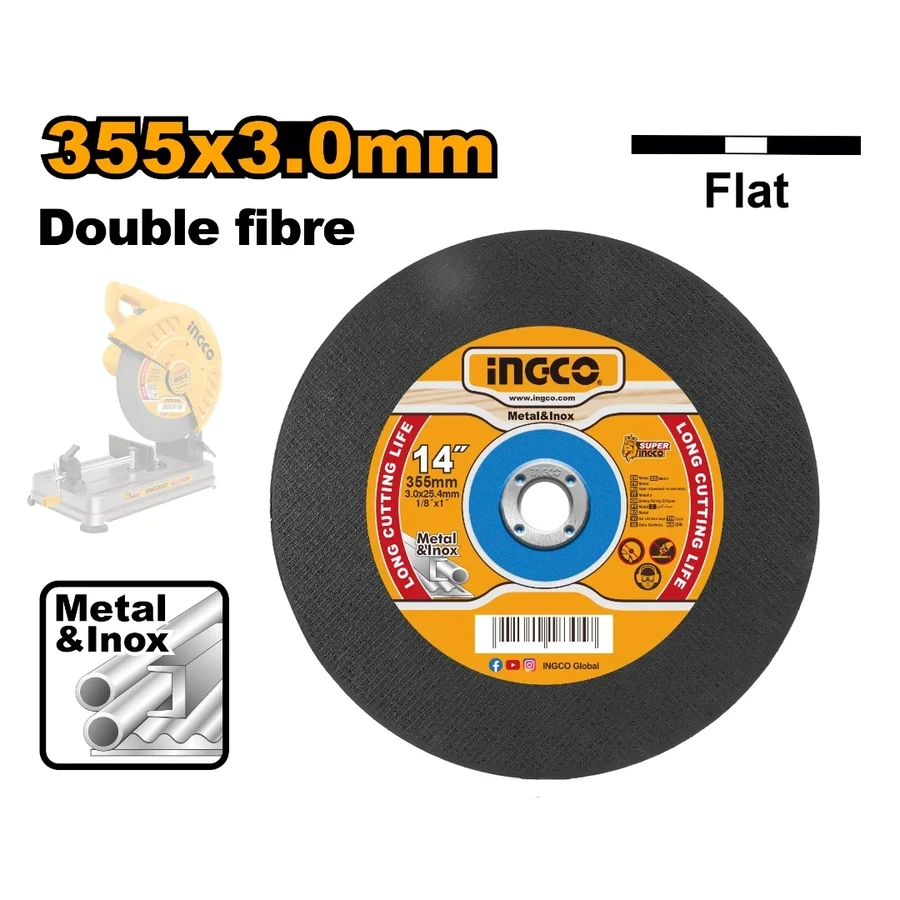 Abrasive Metal Cutting Disc | MCD303558 | 355mm (14") Industrial Chop Saw Series