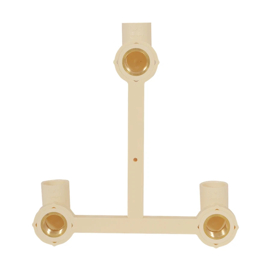 ITPF CPVC Triple Female Elbows | Multi-Port Transition Fittings | 20x15mm Size | High-Temperature Resistant & Lead-Free Fusion Connectors for Multi-Fixture Hot & Cold Water Systems