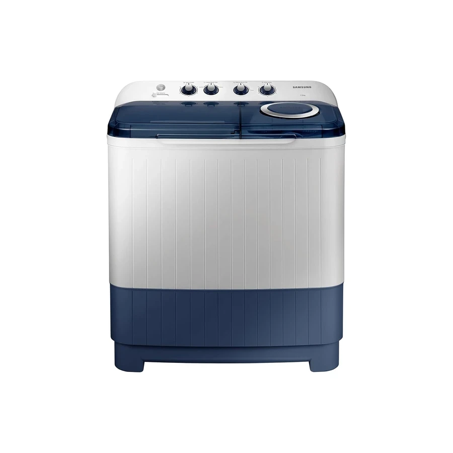 Samsung WT70C3200LLTL 7Kg Semi-Automatic Top Load Washing Machine | 5-Star Energy Rating | Inverter Motor | Light Gray