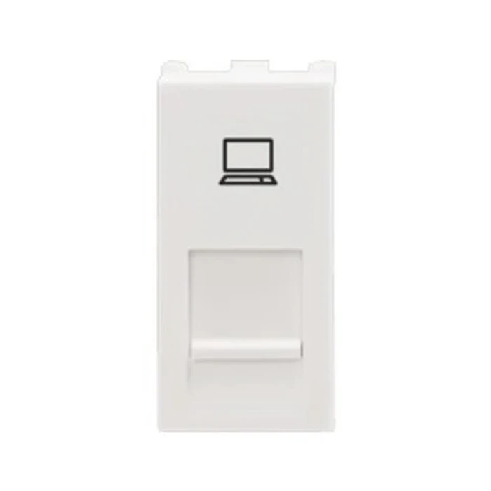 Panasonic RJ45 1M Modular Data Receptor | Flame-Retardant Polycarbonate | WIPM2499
