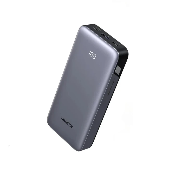 UGREEN 20000mAh 30W Two-Way Fast Charging Power Bank with Digital Display | 3-Port (2x USB-C + 1x USB-A) | PB532 (55989B)