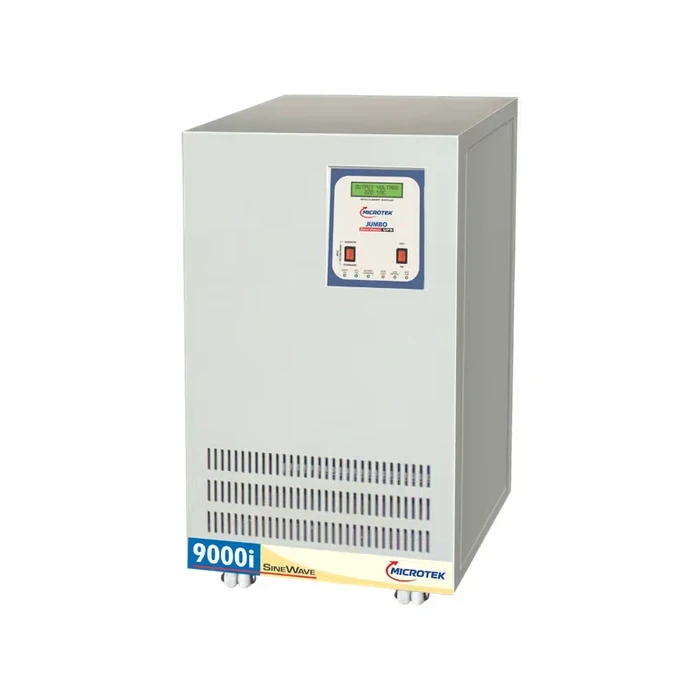 Microtek 9000i/120V Hi-Grade IGBT Jumbo SW Inverter | 8KVA 6400W Pure Sinewave UPS | High-Capacity Central Power Backup with 1-Min TDR