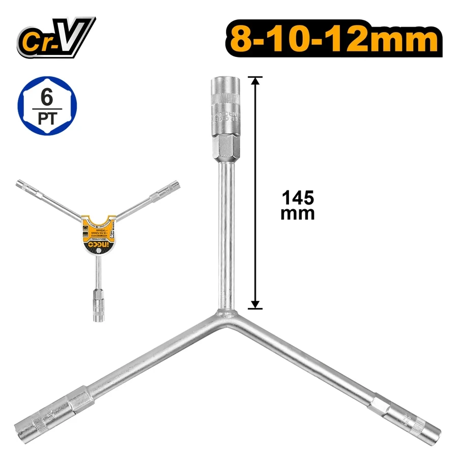 Professional Y-Type Socket Wrench | HYSW081012 | 8-10-12mm | Cr-V Steel