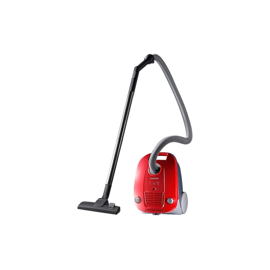 Samsung VCC4190V37/XSG 2000W Bag-Type Canister Vacuum Cleaner | 370W Suction Power | 3L Capacity | Easy Dust Blowing | Red