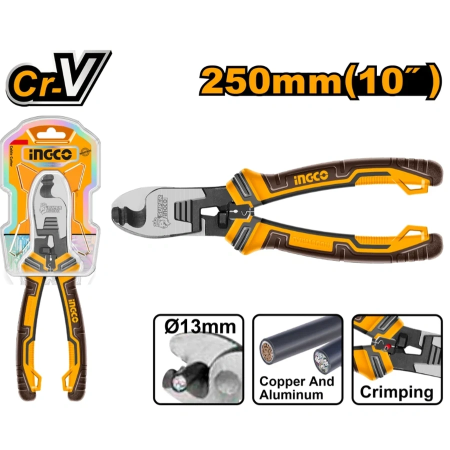 Professional Cable Cutter | HCCB0210 | 10" (250mm) | Chrome Vanadium (Cr-V)