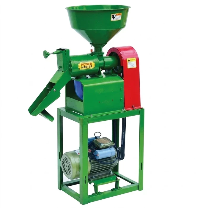 Shiva 6N40 2.5 HP Mini Rice Mill Machine | Single-Phase 220V Domestic Paddy Dehusking Machine with Specially Treated Roller (165–200 kg/h Capacity)