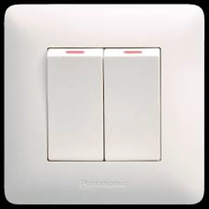 Panasonic WDBA5021-N 1-Gang 2-Way Modular Switch | 10AX 250V~ SP Logic | High-Impact Flame Retardant Polycarbonate