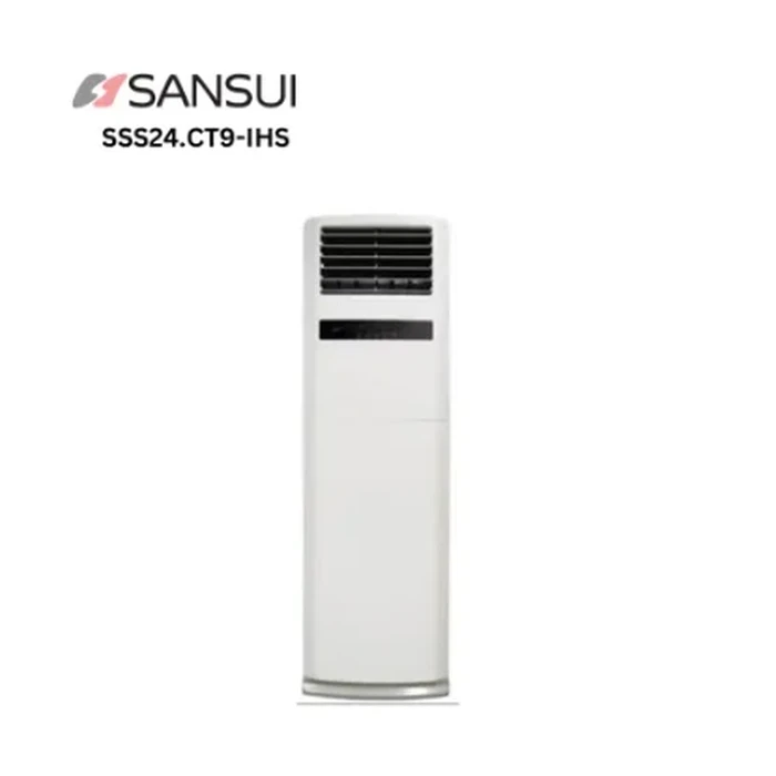 SANSUI SSS24.CT9-IHS 2 Ton Inverter Floor Stand AC | Highly Rotary Inverter Logic | 24100 Btu Cooling & Heating | EEV Precision