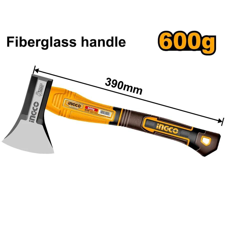 Professional Hand Axe | HAX081600 | 600g | Fiberglass Handle
