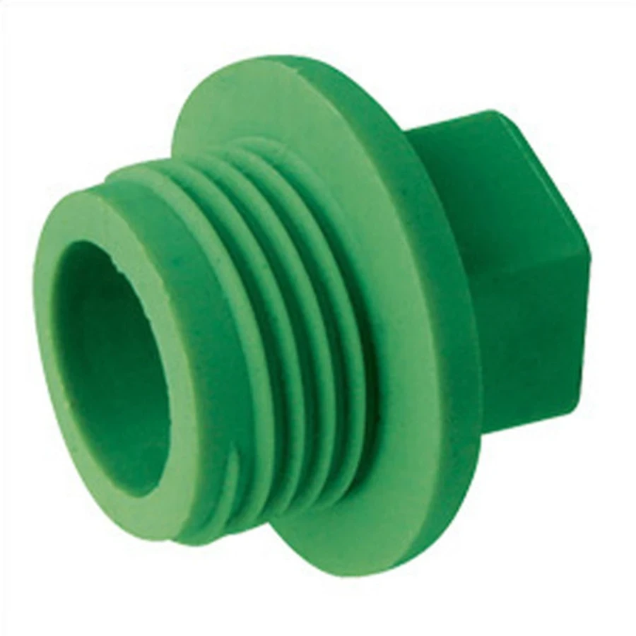 ITPF PPR Short Plugs | PN25 Pressure Rated | 20mm, 25mm, 32mm Sizes | Heavy-Duty Threaded Testing Plugs for Concealed Plumbing and Thread Protection