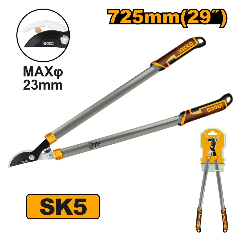 INGCO 29" Heavy-Duty Bypass Lopper | SK5 Steel Blade | HLT7101
