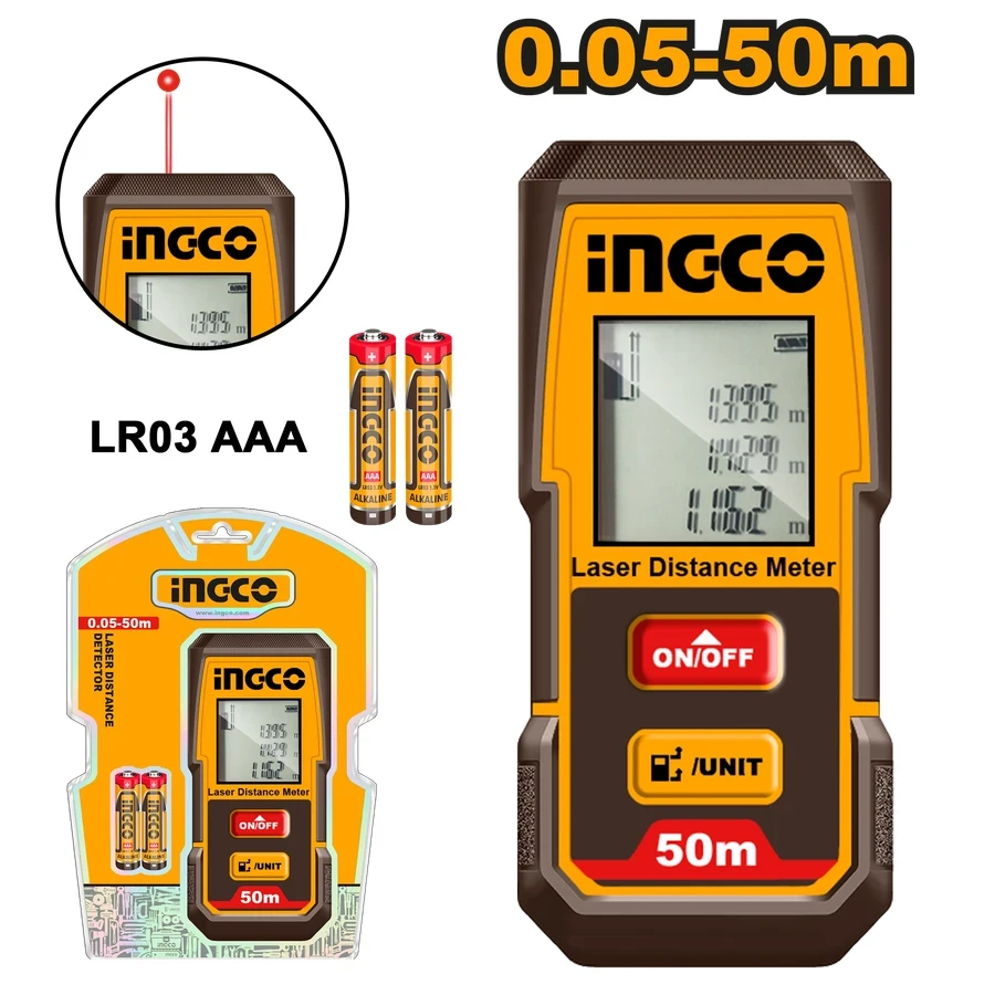 Professional Digital Laser Measure | HLDD0508 | 50m Precision Series