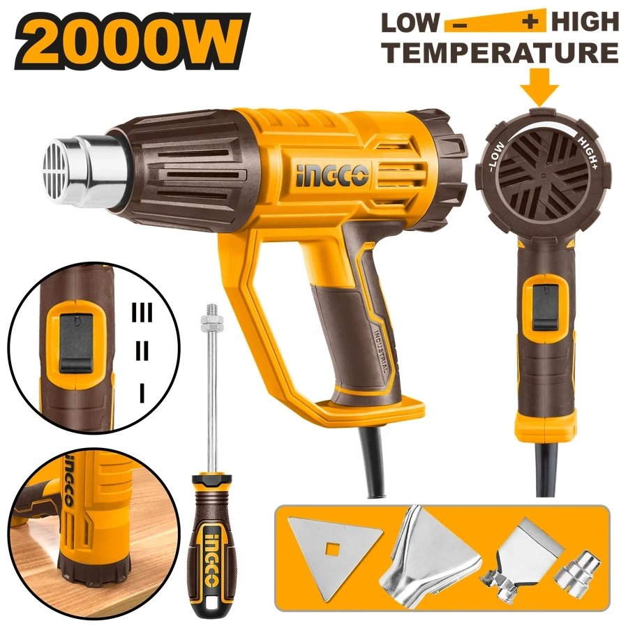 Heat Gun | HG200047 | 2000W | Precision Adjustable Thermal System