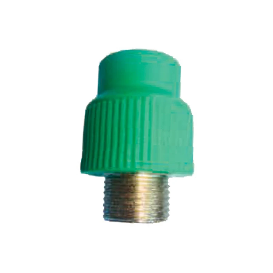 ITPF PPR Male Sockets | Brass-Threaded Transition Couplers | 20mm to 101mm Sizes | Seamless Fusion-Welded Connectors for Professional Metal-to-Plastic Plumbing Manifolds
