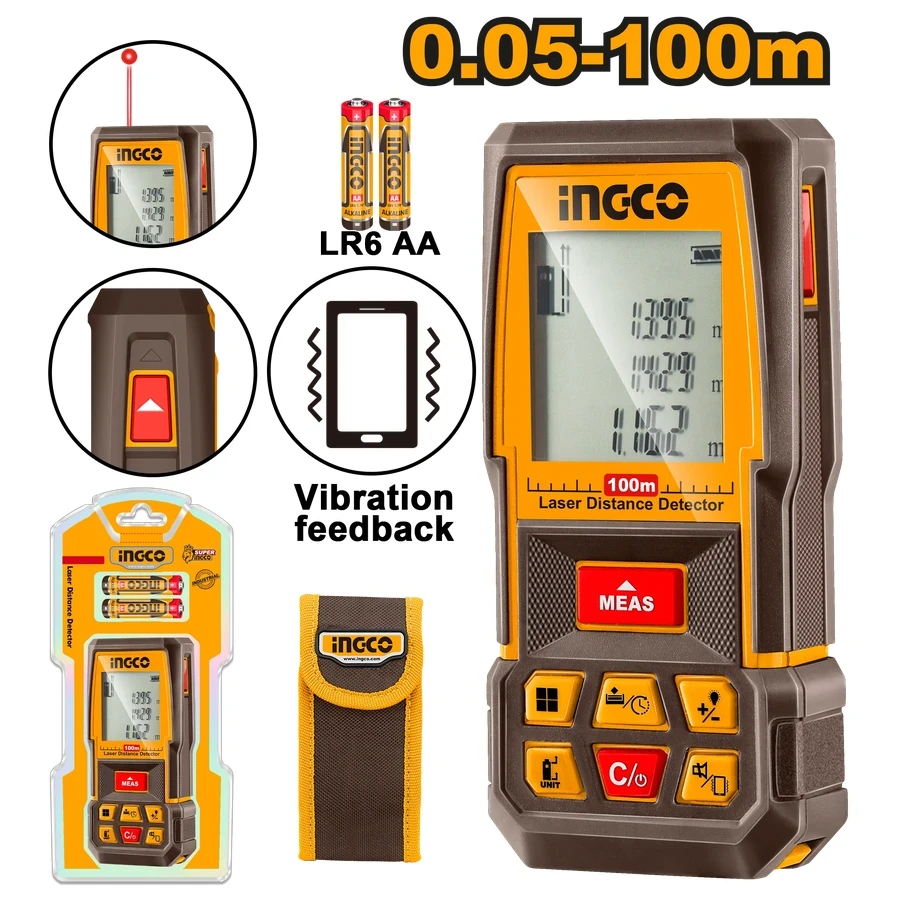 Professional Digital Laser Measure | HLDD1008 | 100m Industrial Power Series