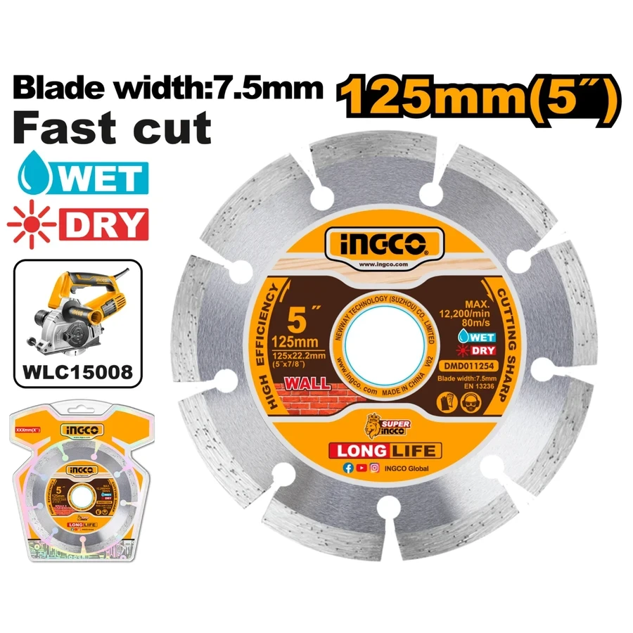 Dry Diamond Disc | DMD011254 | 125mm (5") Professional Masonry Blade