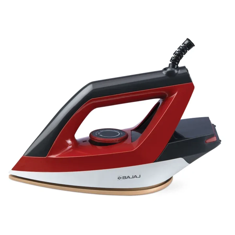 Bajaj Splendora (440314) Dry Iron | German 2-Layer Golden Non-Stick Coating | 360 Degree Swivel Cord | Double ISI Safety