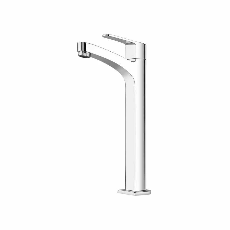 TOYO EM-51207 Tall Pillar Cock - 3/4 Inch, Long Spout, Premium Brass Body, CP Chrome Finish