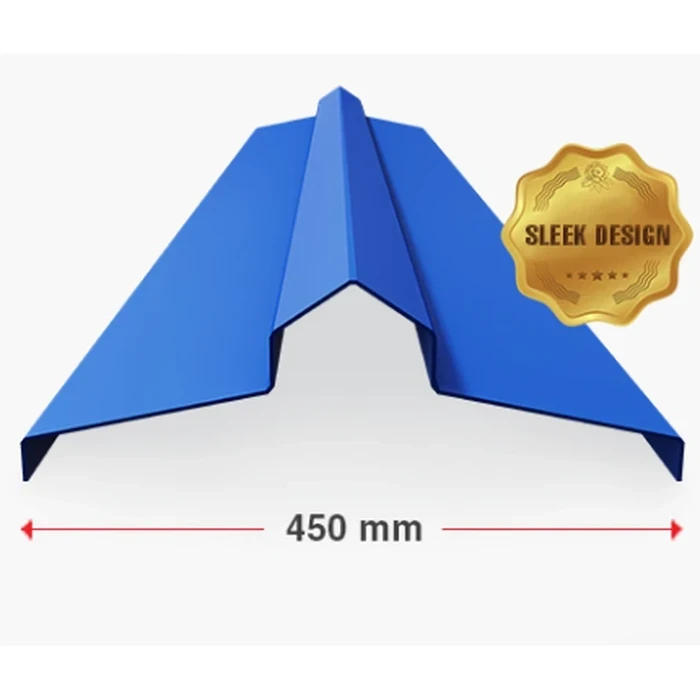 Hulas Ridge Profile | Premium Aluminium & Zinc Coated Roofing Capping | 120 GSM Zinc Coating | 30+ Micron UV Protection | Japanese Standard Engineering for Commercial & Industrial Infrastructure