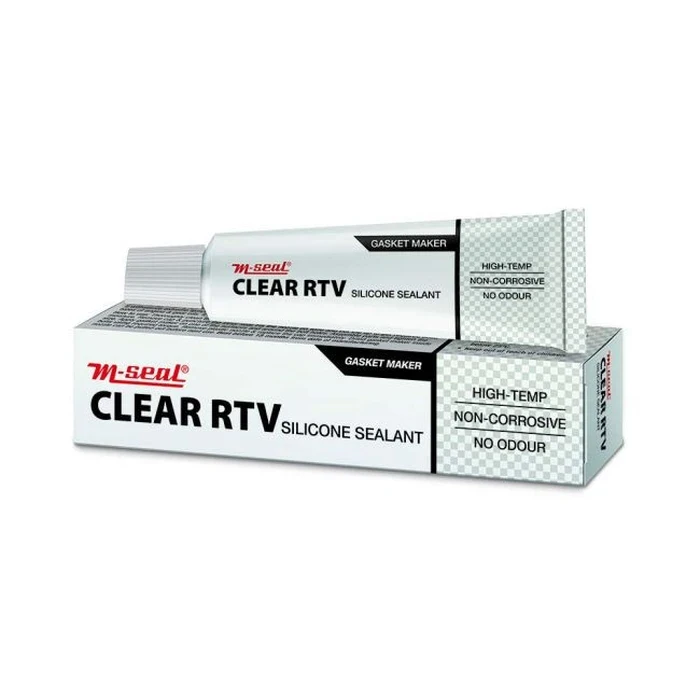Pidilite M-Seal RTV Clear Room Temperature Vulcanizing Silicone Sealant & Gasket Maker | 15 Gm Tube